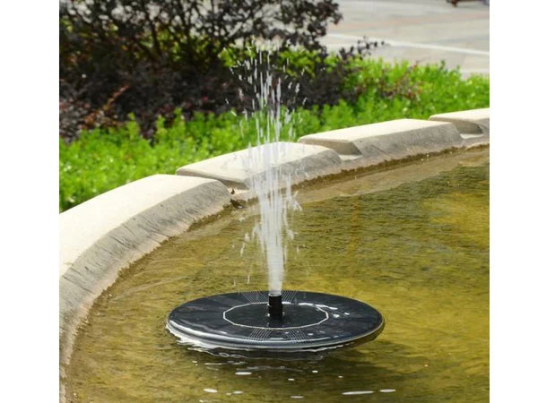 Bird Fountain with Solar Panel - Garden Decoration