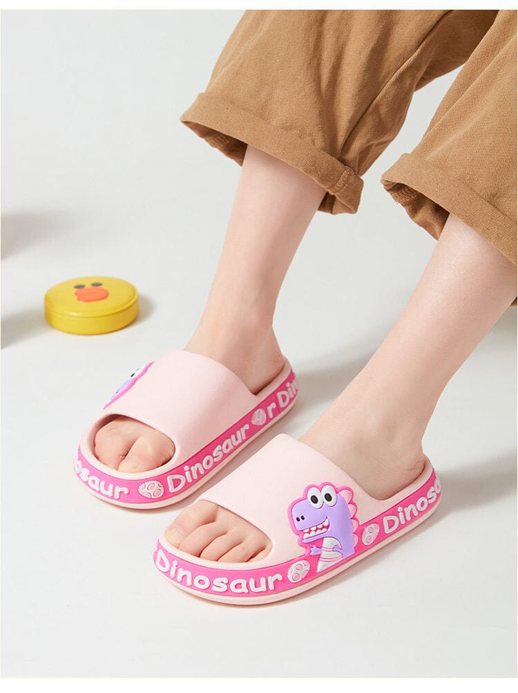 Pantuflas ortopédicas antideslizantes para niños - Dino Crocks