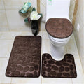 Kit 3 Absorbent Bathroom Mats