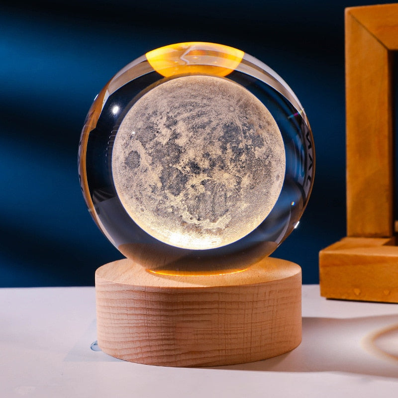 Lámpara decorativa espacial 3D - Brillo cósmico