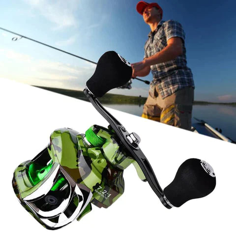 Carrete de pesca con 19 rodamientos, freno de 10 kg y freno magnético - X300