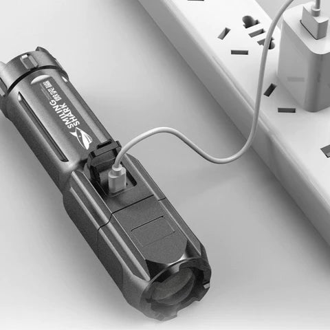 Super Powerful USB Rechargeable LED Portable Tactical Flashlight