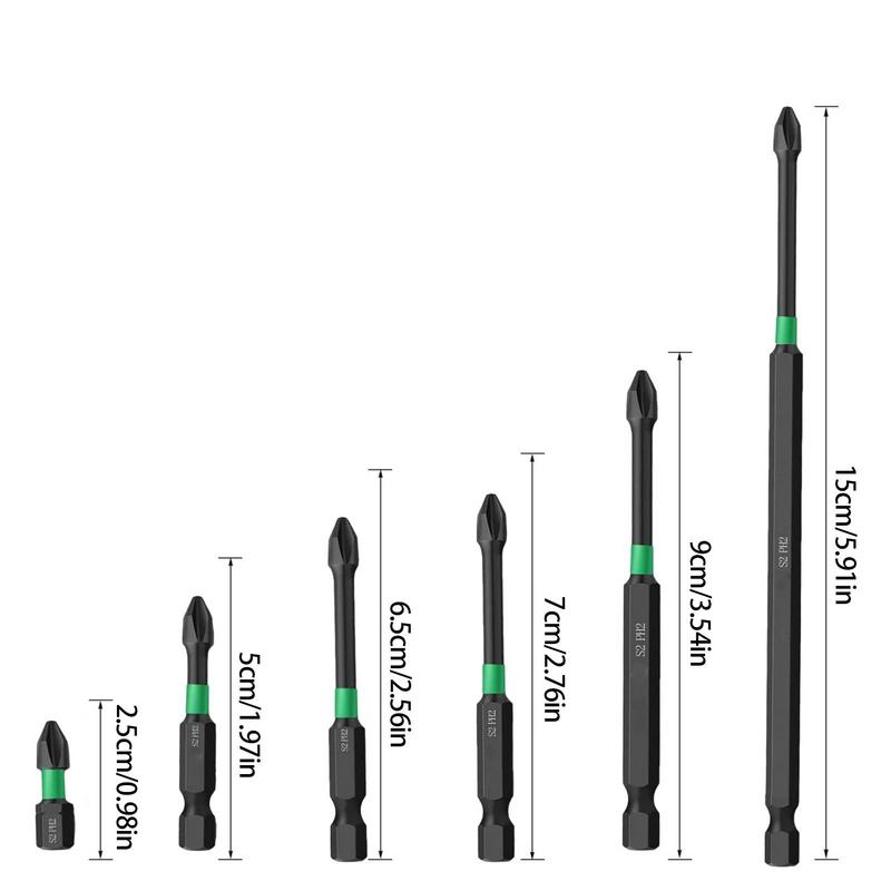 High Strength Magnetic Screwdriver Bit with Non-Slip Grip