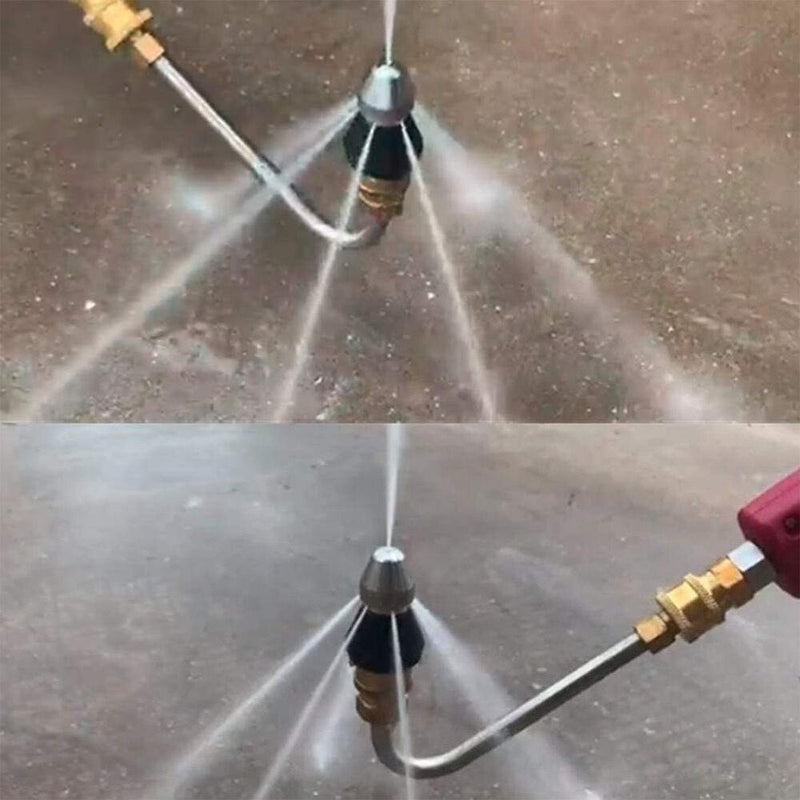High Pressure Jet Nozzle for Unclogging and Cleaning - UltraJet