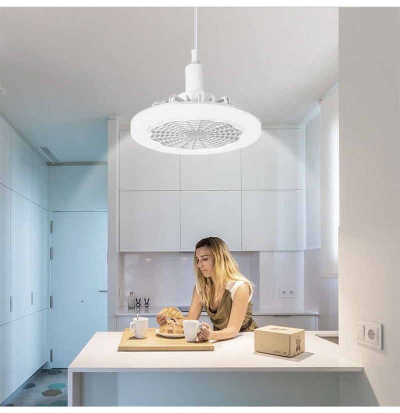 Ventilador de techo con luces LED integradas