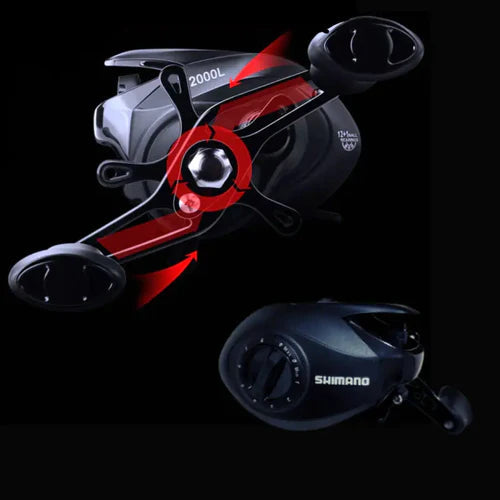 Carrete de pesca profesional GLS AS200 de 8 kg de arrastre ultraligero