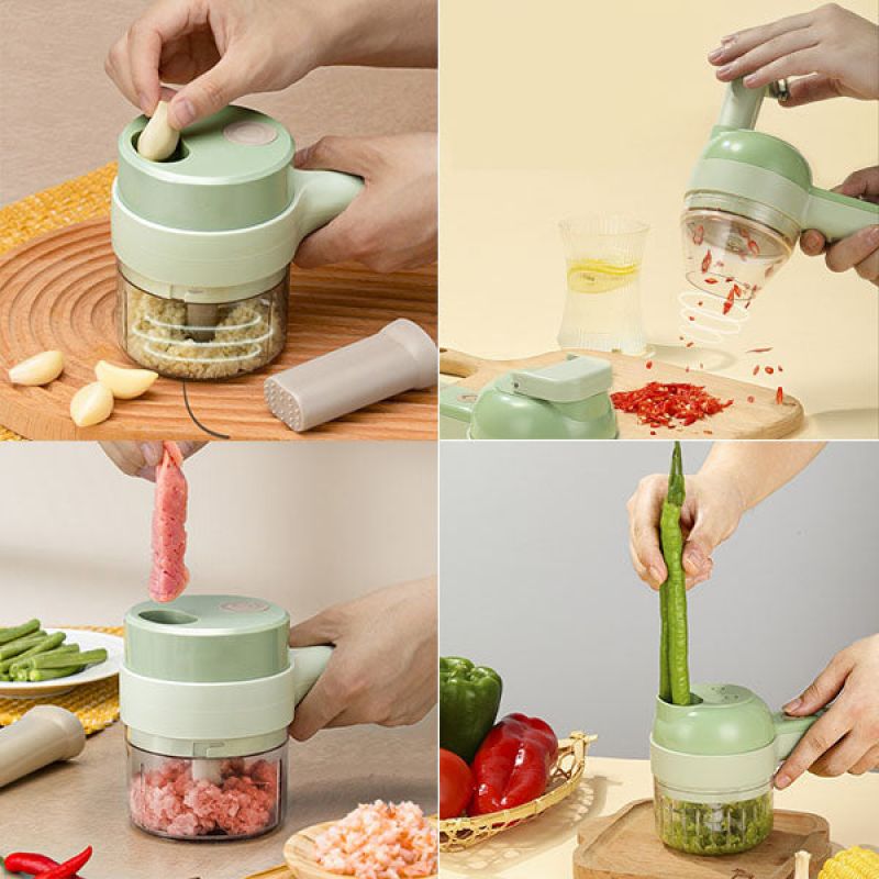 4 in 1 Multifunctional Electric Vegetable Chopper
