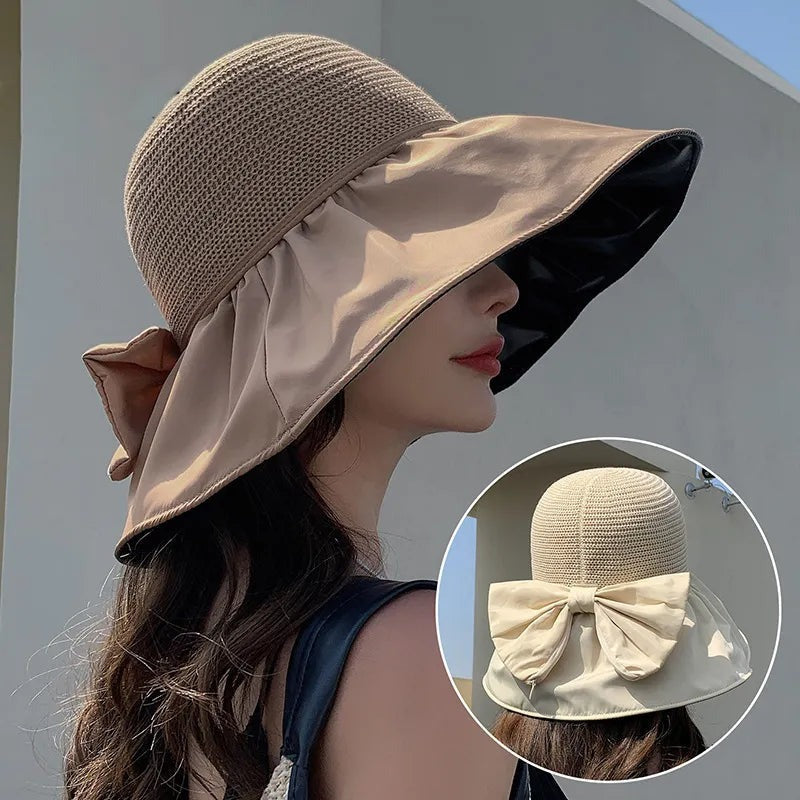 Women's Wide Brim UV Protection Beach Hat - CoolShade