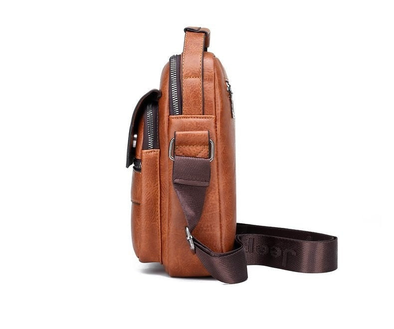 Men's Leather Jeans Bag + Free Leather Wallet