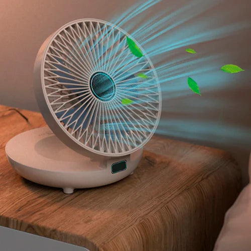 Ventilador LED portátil recargable - LightBreeze