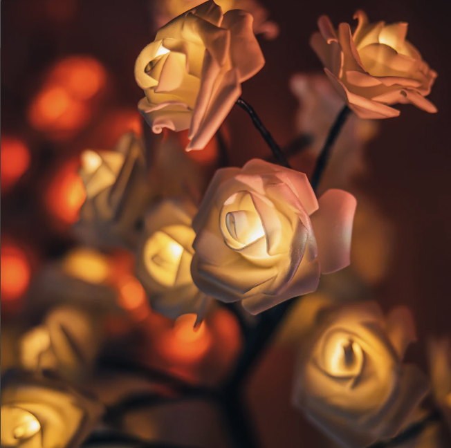 ForeverGlow Eternal Rose Tree Lamp