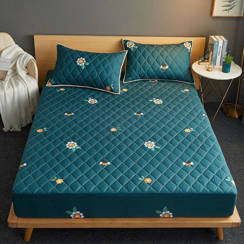 Waterproof Quilted Mattress Protector Cover - SoftGuard