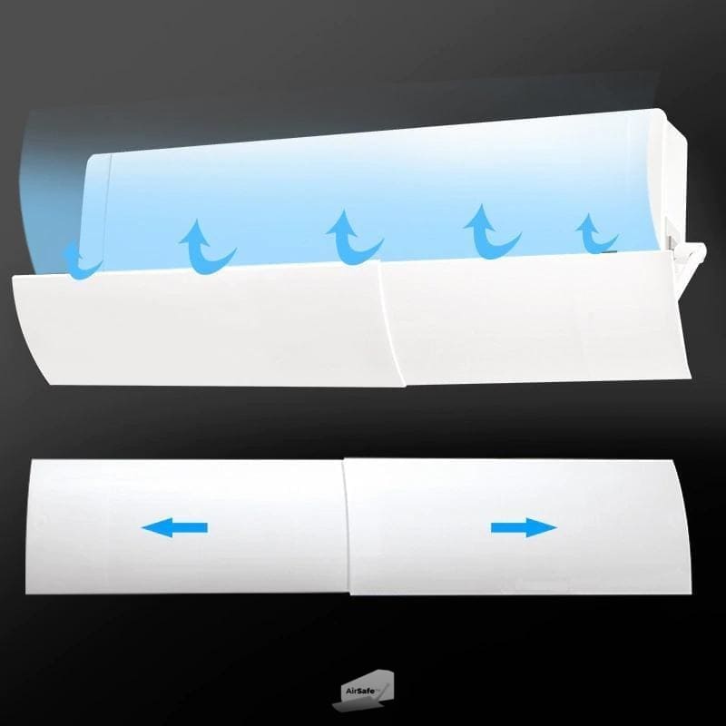 Adjustable Air Conditioning Deflector - Easy to Use