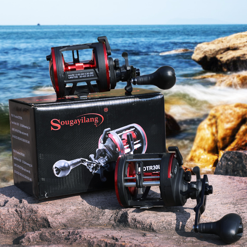 High Profile Fishing Reel - 25kg Max Drag 3+1 Bearings - Sougayilang