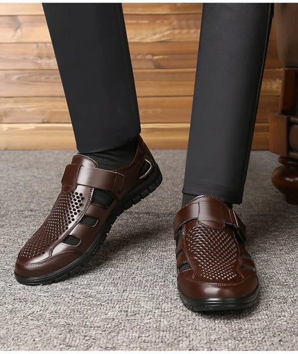Men's Classic Breathable Leather Sandals