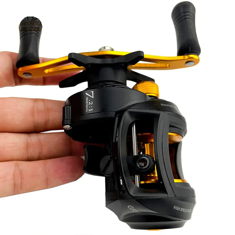 Carrete de pesca Ghotda GF2000 con 18 rodamientos y freno de 8 kg