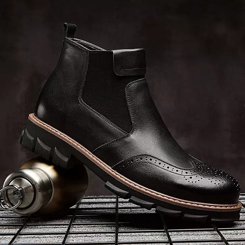 Men's Classic Leather Boot - EliteCraft