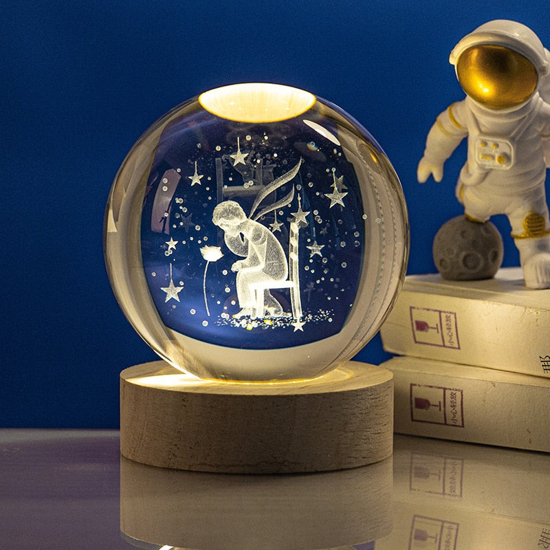 Lámpara decorativa espacial 3D - Brillo cósmico