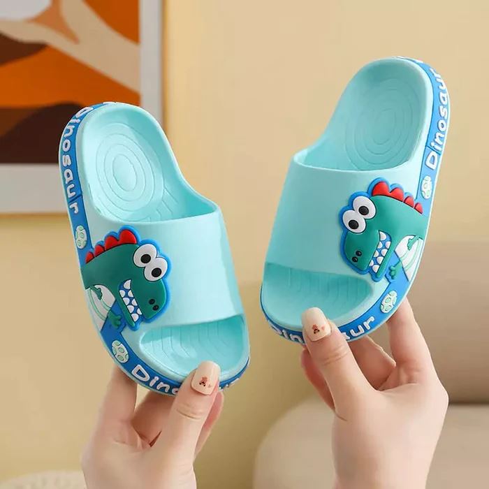 Pantuflas ortopédicas antideslizantes para niños - Dino Crocks