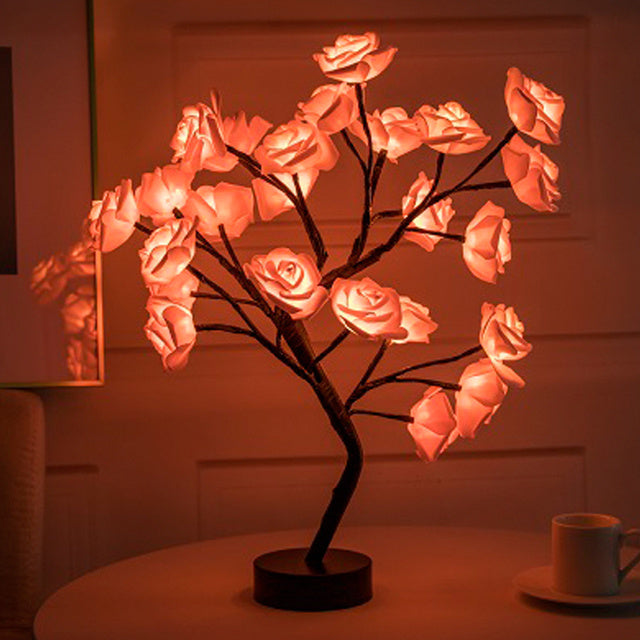 ForeverGlow Eternal Rose Tree Lamp