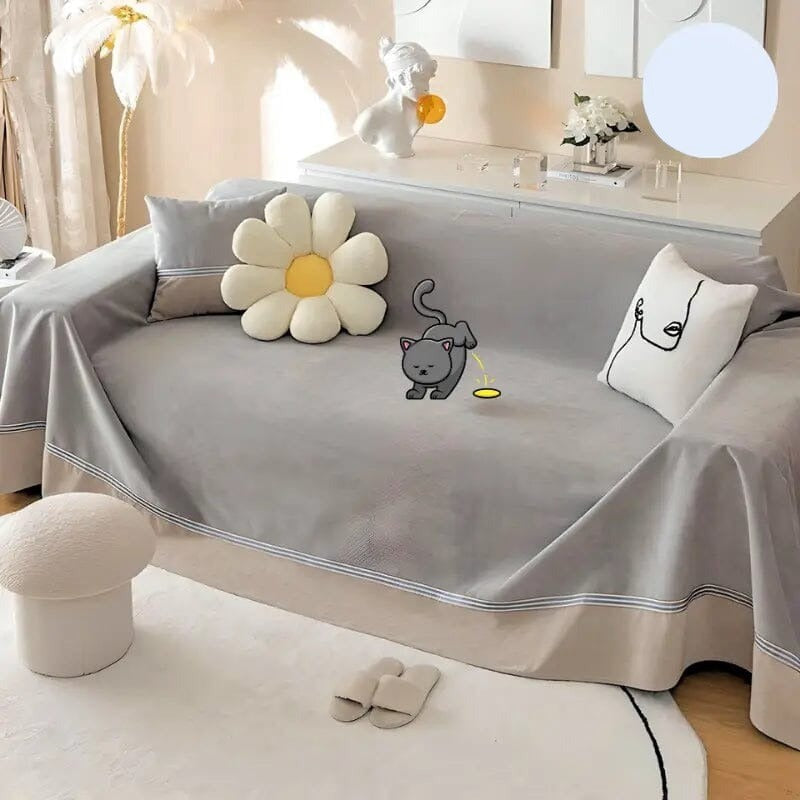 Anti-Pee Chenille Sofa Cover for Dogs and Cats