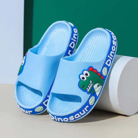Pantuflas ortopédicas antideslizantes para niños - Dino Crocks