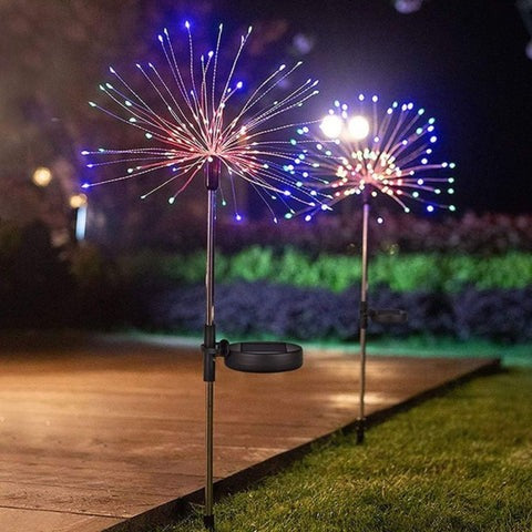 Solar Led Garden Fireworks Light