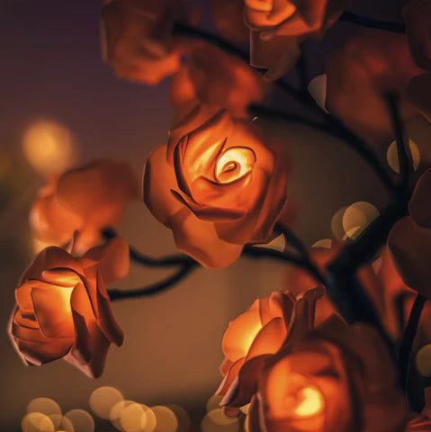 ForeverGlow Eternal Rose Tree Lamp