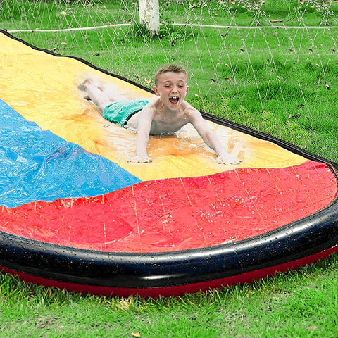 Fun Slide with Water Splash