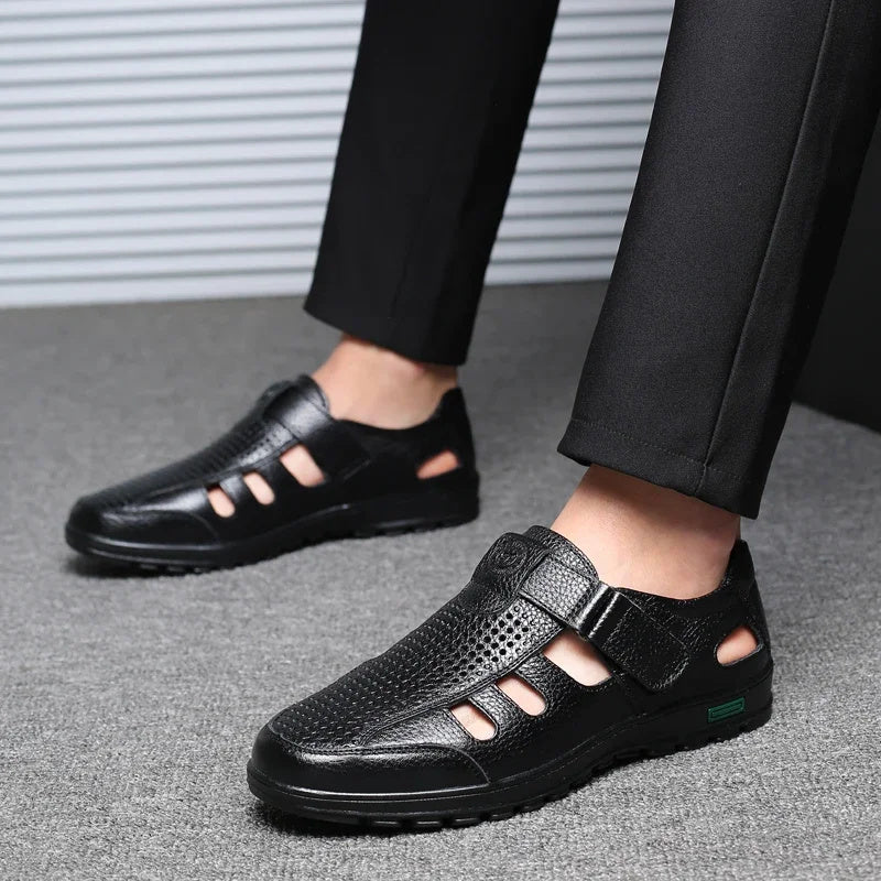 Men's Classic Breathable Leather Sandals